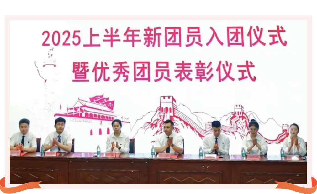 青春团聚新力量 挺膺担当向未来 | 学校举行2025年上半年新团员入团仪式暨优秀团员表彰大会
